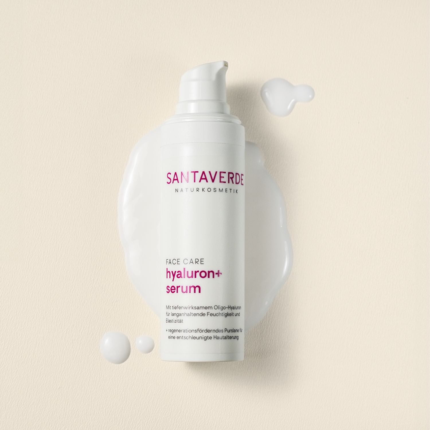 Stimmungsvolle Szene aus der Santaverde Welt – Bildmotiv mit hyaluron+ serum mit Aloe Vera