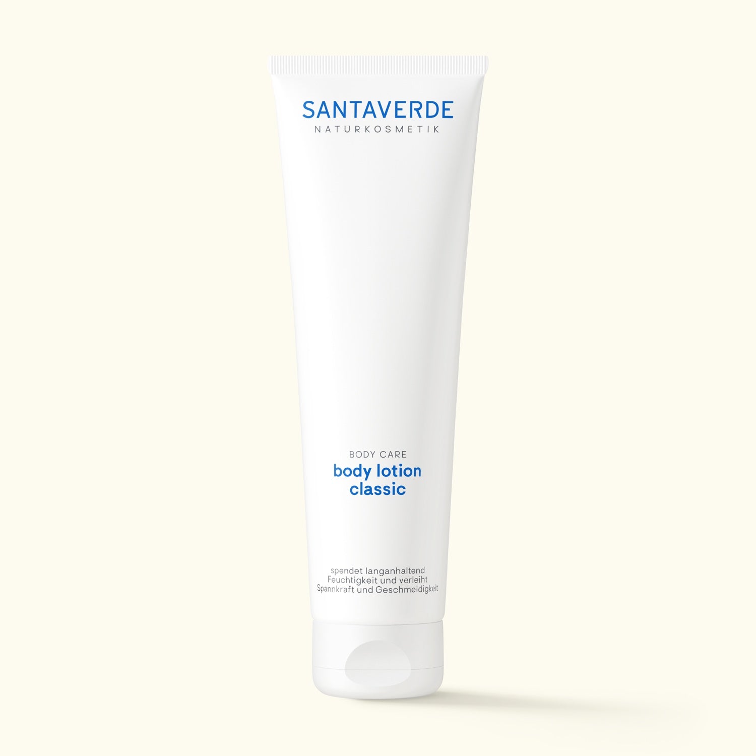 Santaverde Body Lotion Classic 150 ml – Aloe Vera Naturkosmetik Körperlotion für intensive Feuchtigkeitspflege, weiße Tube