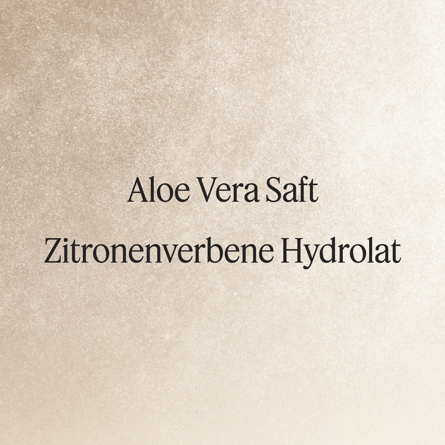 Texturbild des Santaverde Toner Classic mit den Hauptinahltsstoffen Aloe Vera Saft und Zitronenverbene Hydrolat