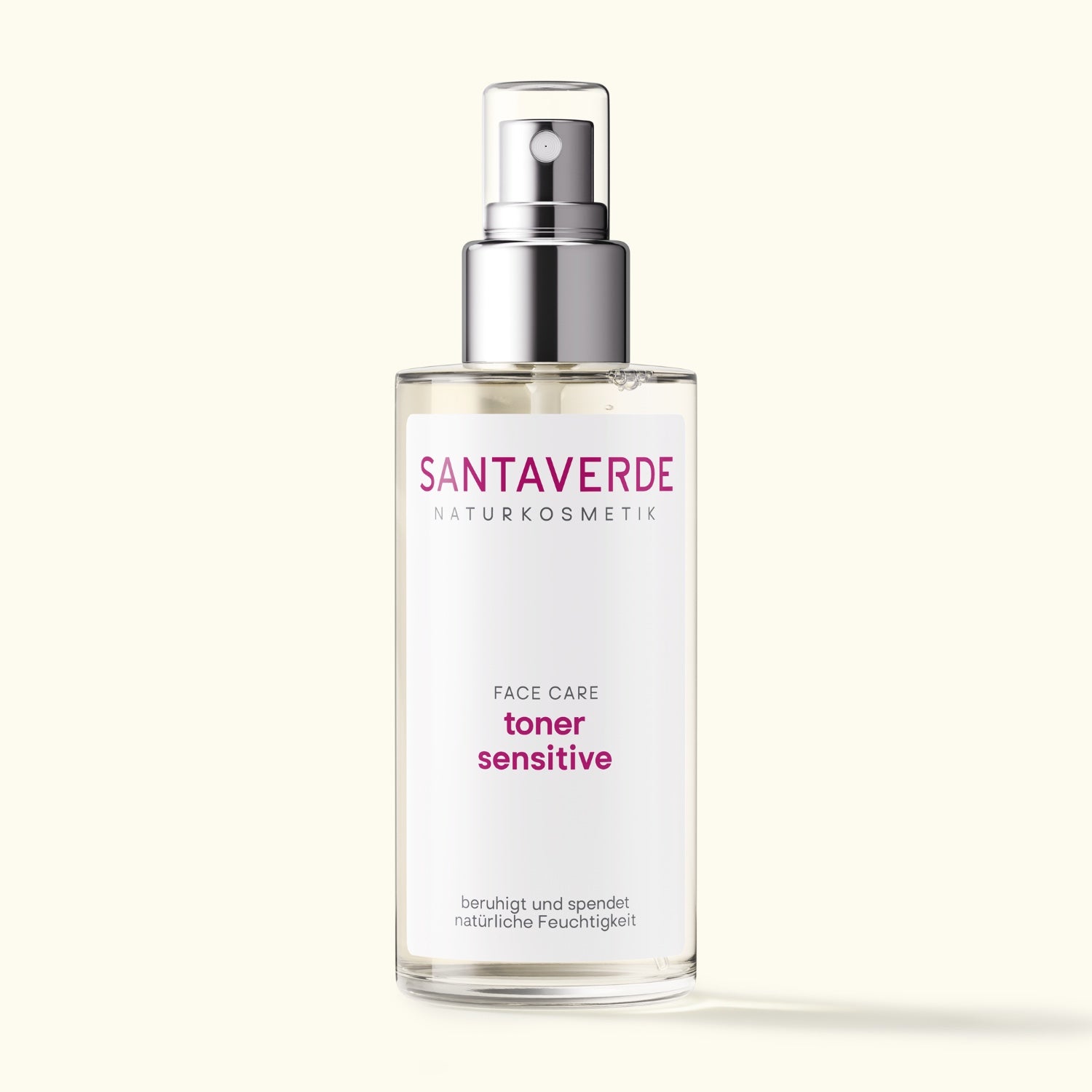 Santaverde Face Care Toner Sensitive 100 ml – Aloe Vera Naturkosmetik Gesichtswasser für sensible Haut