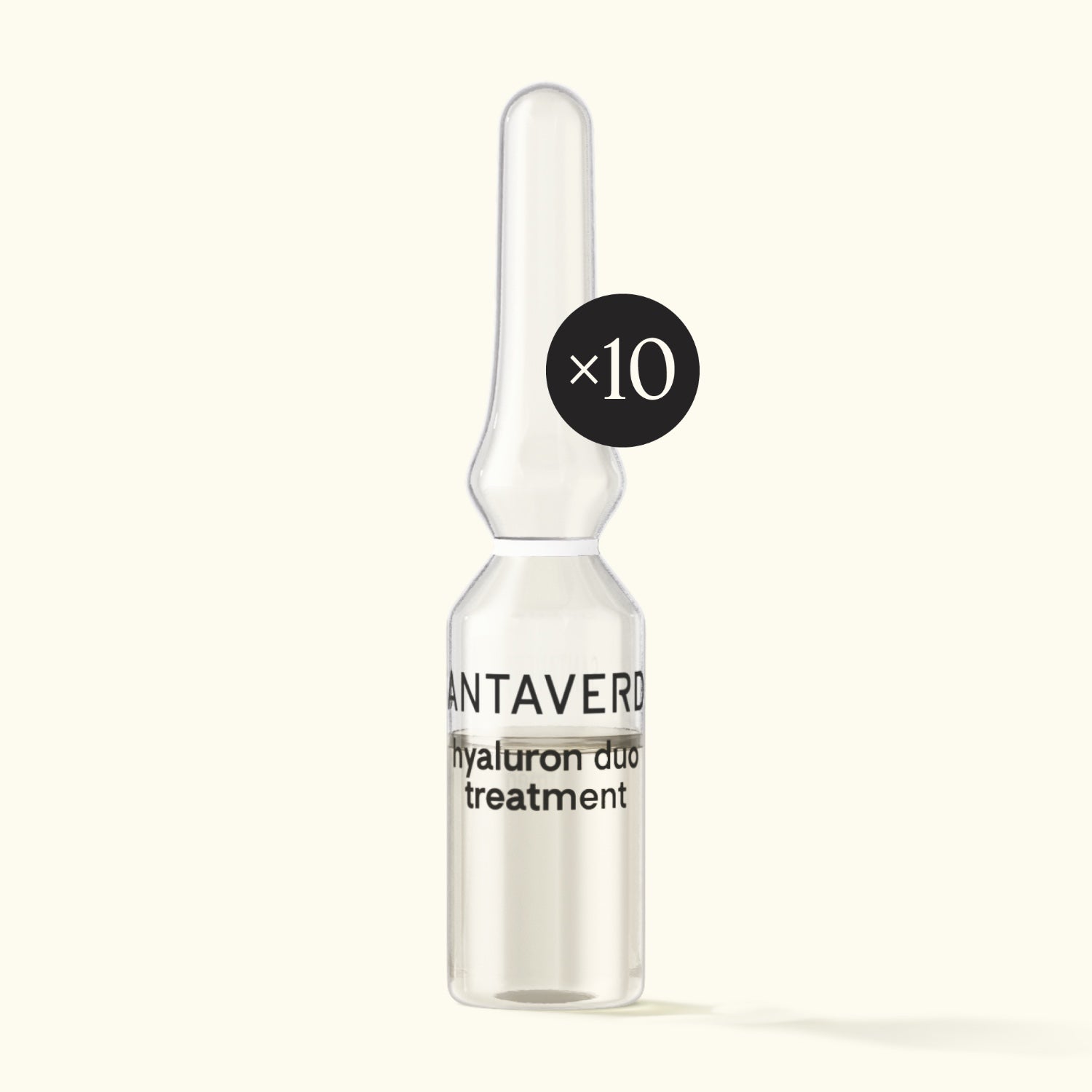 Santaverde Hyaluron Duo Treatment ohne Duft – Aloe Vera Naturkosmetik Anti-Aging Ampullen-Kur mit Hyaluron
