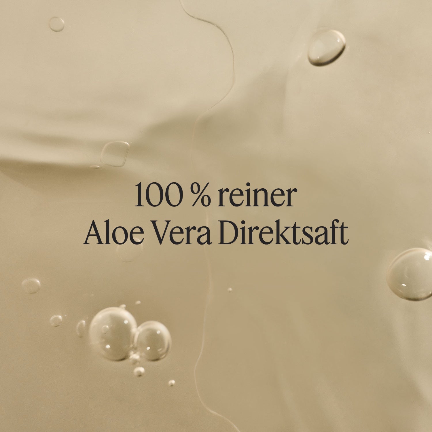 Santaverde Aloepur – Texturbild des reinen Aloe Vera Direktsafts, flüssige Konsistenz mit Inhaltsstoff Aloe Vera Direktsaft