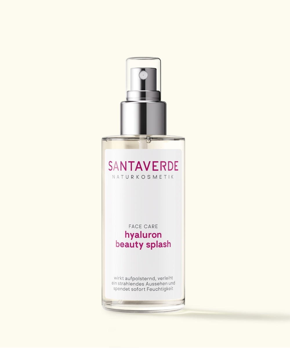 hyaluron beauty splash Glasflakon