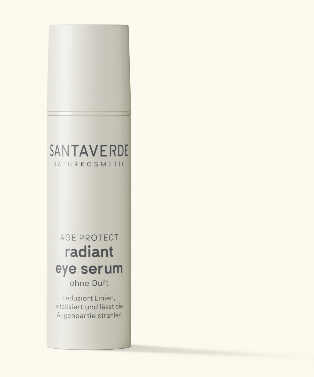 Santaverde radiant eye serum ohne Duft reduziert feine Linien und vitalisiert die Augenpartie