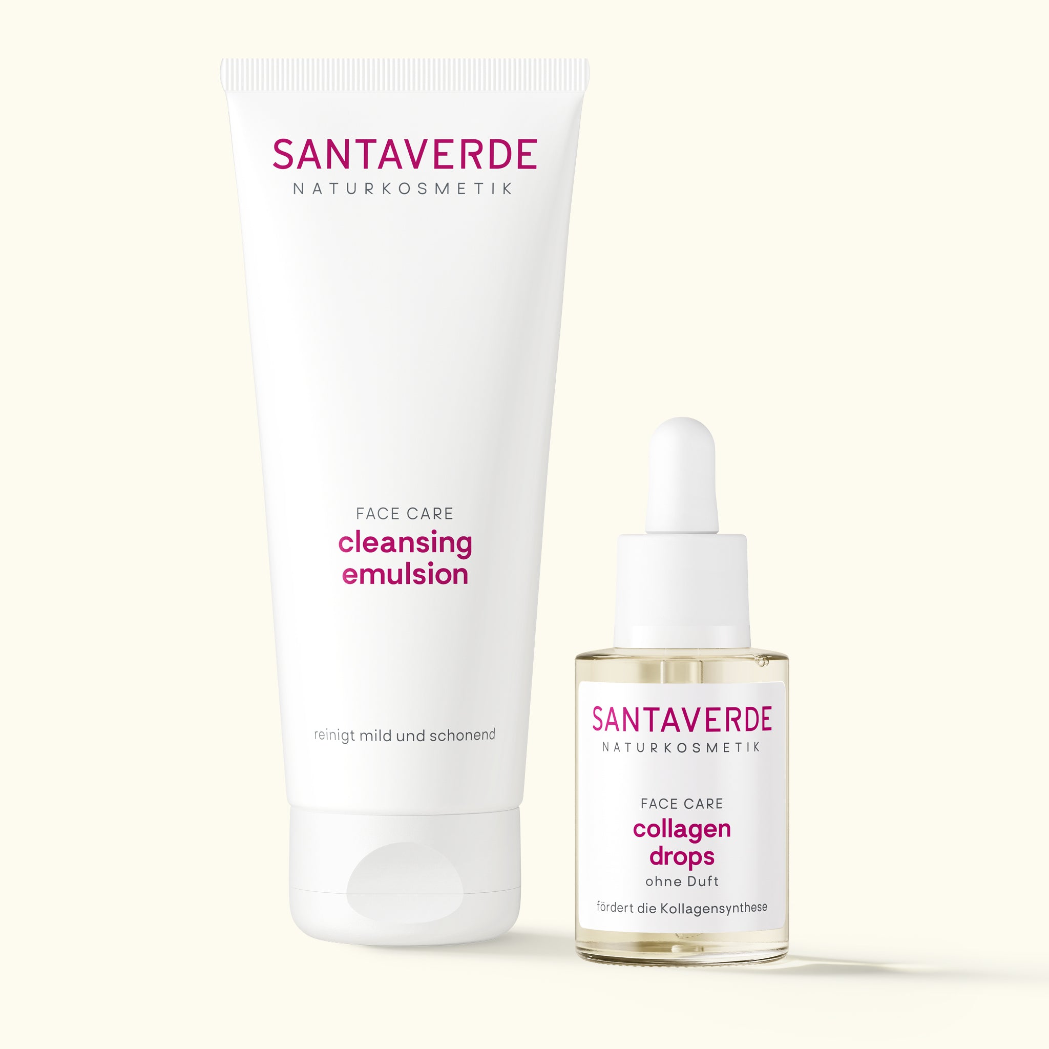 Cleansing emulison und collagen drops