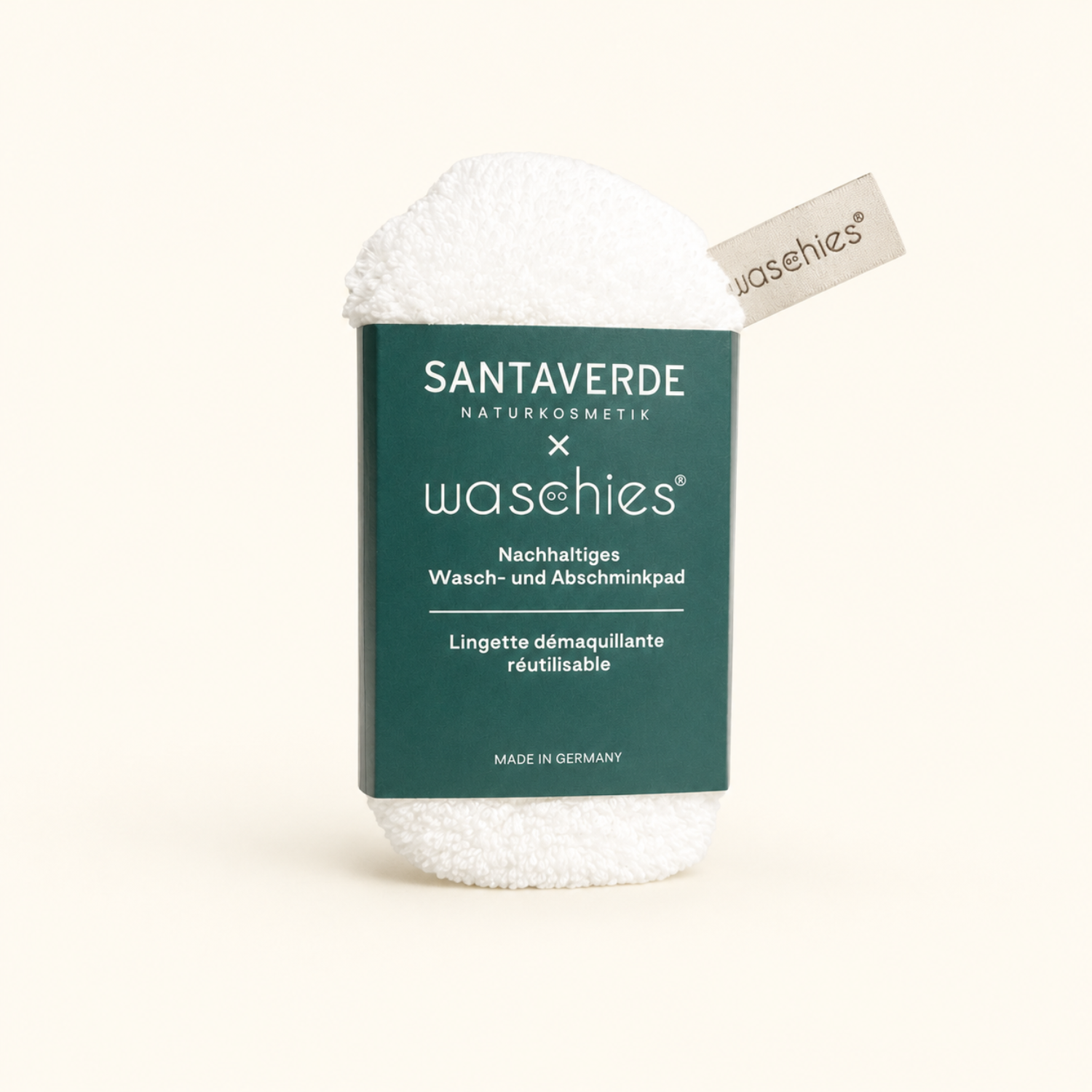 Wasch- und Abschminkpad von Santaverde und waschies