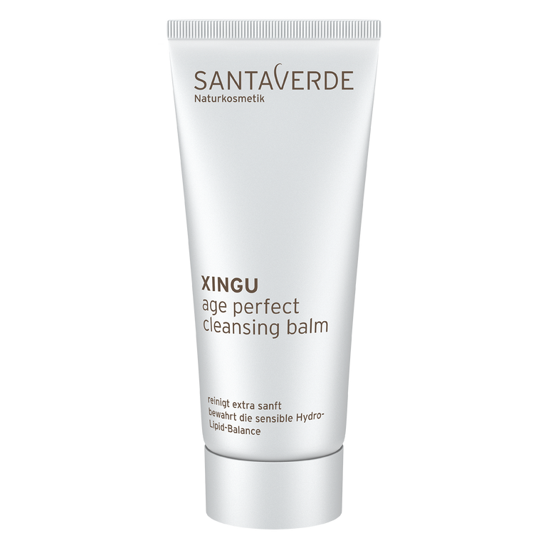 reichhaltige Anti-Age Gesichtsreinigung für anspruchsvolle und trockene Haut - Santaverde Naturkosmetik XINGU age perfect cleansing balm - Tube