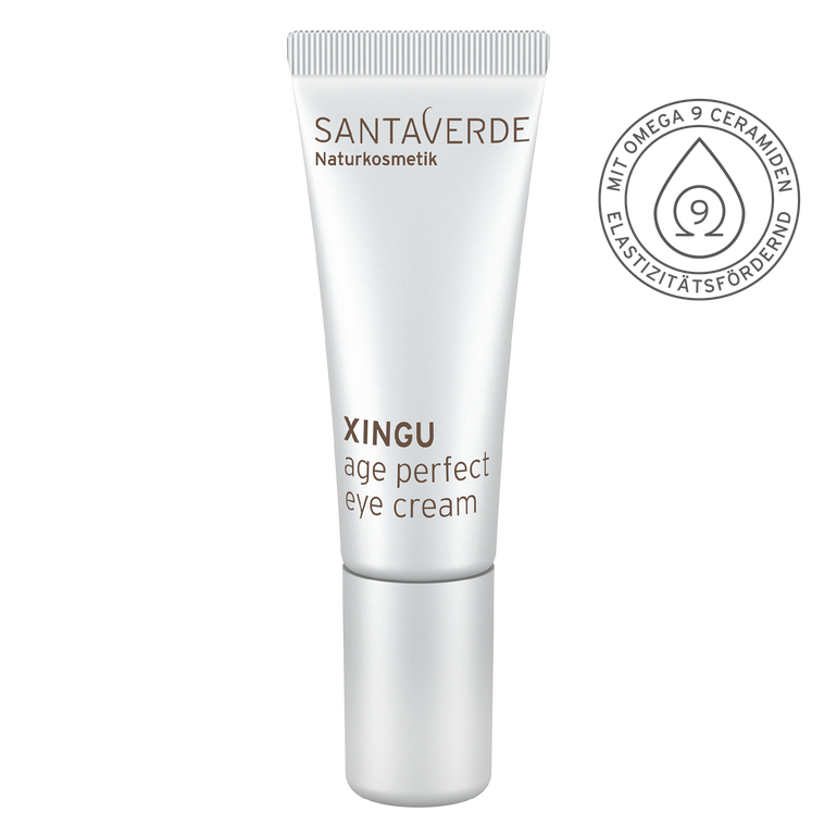 Anti-Age Augencreme für eine geglättete Augenpartie - Santaverde Naturkosmetik XINGU age perfect eye cream - Tube
