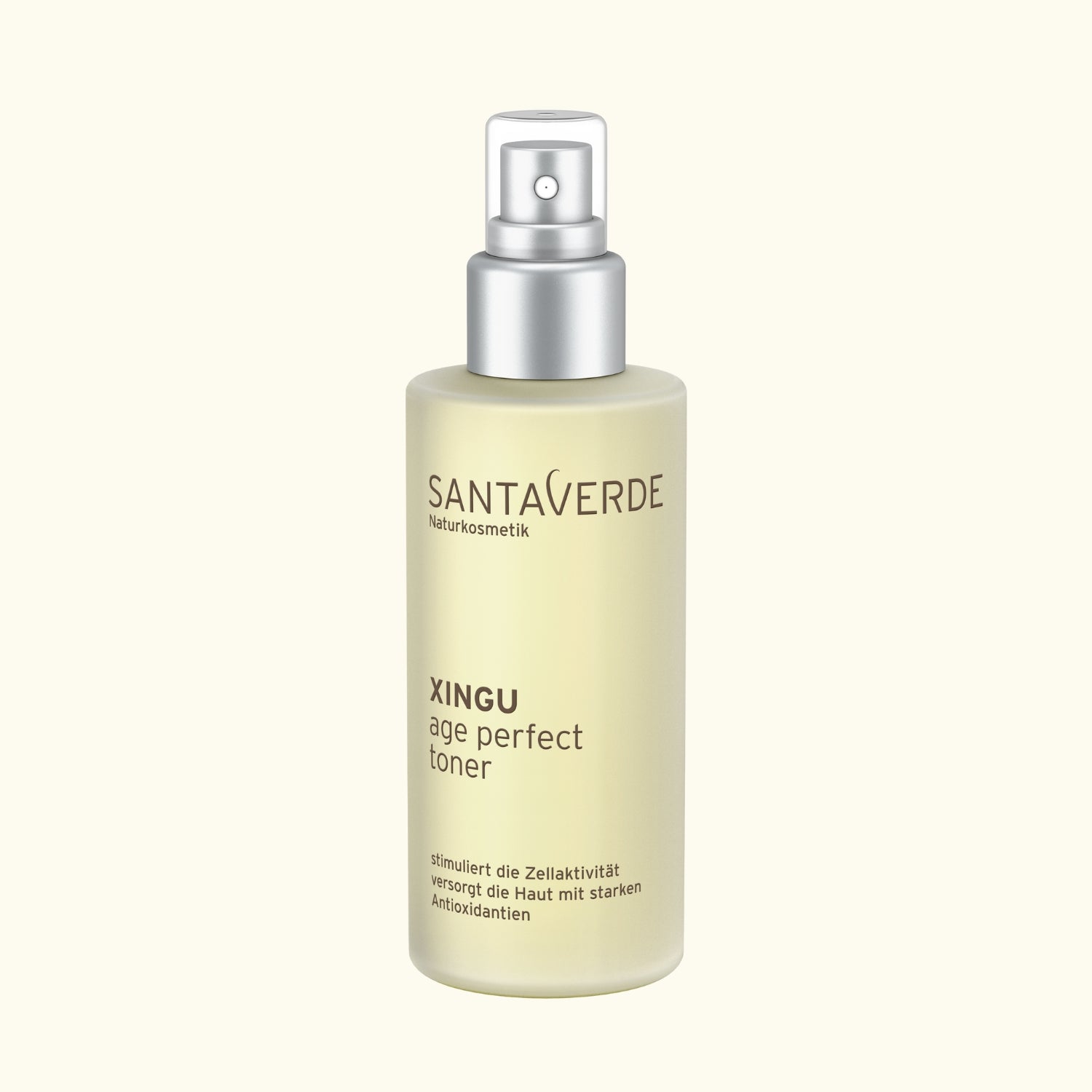 Santaverde XINGU Toner – revitalisierender Naturkosmetik Toner mit Aloe Vera, Antioxidantien und Pflanzenextrakten, hochwertig präsentiert in Sprühflasche