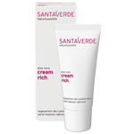 reichhaltige und nährende Gesichtscreme für besonders trockene Haut - Santaverde Naturkosmetik cream rich - Tube und Umverpackung